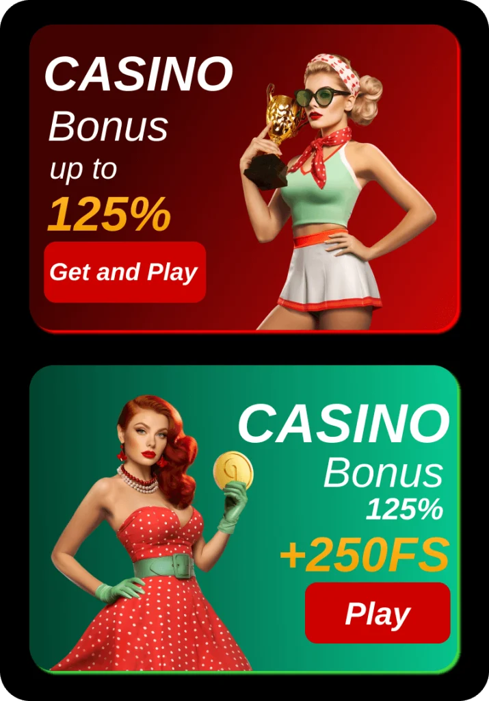 Pin-Up casino bonus up to 125%